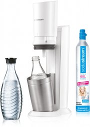 SodaStream Crystal 2.0 Wassersprudler inkl. 1 Glaskaraffe + 1 CO2-Zylinder