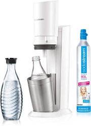SodaStream CRYSTAL 2.0 Wassersprudler inkl. Zylinder und Glaskaraffe