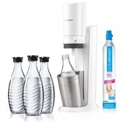 SodaStream Crystal 2.0 wei&szlig; inkl. 3 Glaskaraffen f&uuml;r 114,94&euro; statt 138,99&euro;
