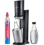 SodaStream Crystal 3.0 Wassersprudler + 1x Quick-Connect CO2-Zylinder + 2x Glaskaraffen