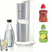 SodaStream Crystal Premium + CO2 + 1X 0,6L FL. + 2 X Sirup