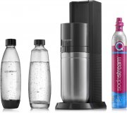 SodaStream Duo Titan Wassersprudler inkl. Glas- und PET-Flasche und Kohlens&auml;ure-Zylinder