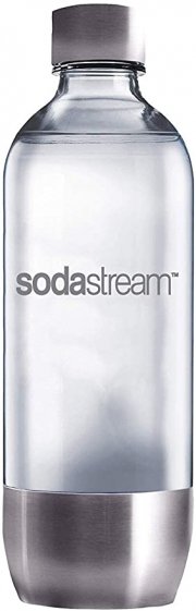 SodaStream 1 Liter PET Flasche mit Edelstahl Boden 
