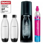 SodaStream Terra Wassersprudler Promopack inkl. 3x FUSE PET-Flaschen und CO2-Zylinder