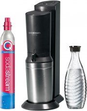 SodaStream Wassersprudler Crystal 3.0 Quick-Connect inkl. CO2-Zylinder und 1x Glaskaraffe