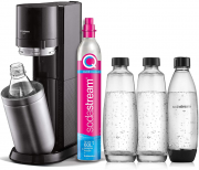 SodaStream Wassersprudler DUO mit CO2-Zylinder, 2x 1L Glasflasche und 2x 1L Kunststoff-Flasche