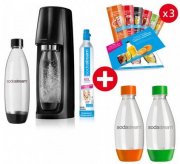 SodaStream Wassersprudler Easy Super-Spar-Pack mit 4x PET-Flaschen + 3x 6 Sirupproben f&uuml;r 59,90&euro;
