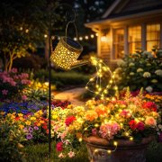 Solar-Gie&szlig;kanne mit Lichterkette f&uuml;r nur 9,99&euro;