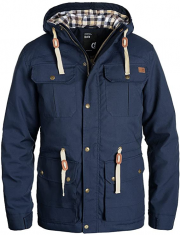 !Solid Chara gef&uuml;tterte Herren Winterjacke mit Kapuze in 4 verschiedenen Farben