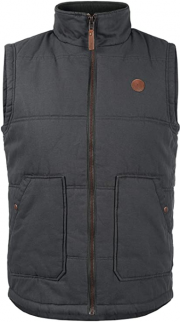 !Solid Fredolin Herren Outdoor-Weste mit Stehkragen aus 100% Baumwolle in mehreren Farben