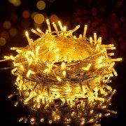 Solpex 20 Meter 200 LEDs Lichterkette f&uuml;r Innen und Au&szlig;en