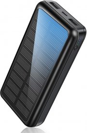 Soluser 30000mAh USB Typ A und USB Typ C Solar Powerbank
