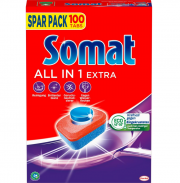 Somat All in 1 Extra 100 Sp&uuml;lmaschinen Tabs f&uuml;r strahlende Sauberkeit