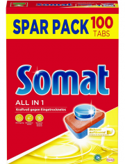 Somat All in 1 Sparpack mit 100 Sp&uuml;lmaschinen Tabs