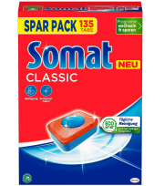 Somat Classic 135 Geschirrsp&uuml;l-Tabs f&uuml;r eine kraftvolle Reinigung