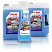 Sonax Xtreme AntiFrost & KlarSicht Konzentrat 2x5 Liter + Sonax Scheibenenteiser 750 ml
