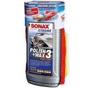 Sonax XTREME Polish & Wax 3 inkl. Schwamm & Mikrofasertuch f&uuml;r 9,99&euro; 