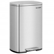 Songmics LTB050E01 Softclose 50 Liter Edelstahl Abfalleimer