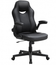 Songmics OBG064 ergonomischer PU-Kunstleder B&uuml;rostuhl bis 150 kg belastbar