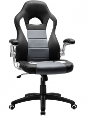 SONGMICS OBG28G Racing Chair Schreibtischstuhl mit hoher R&uuml;ckenlehne