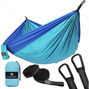 SONGMICS Ultraleichte Nylon H&auml;ngematte, T&Uuml;V Rheinland Max. f&uuml;r 16,39&euro; statt 24,99&euro;