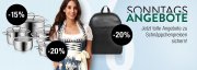 Sonntagsangebote im Galeria Kaufhof Online-Shop mit bis zu 20% Rabatt auf verschiedene Artikel