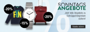 Sonntagsangebote im Galeria Kaufhof Online-Shop mit bis zu 20% Rabatt auf verschiedene Artikel