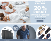 Sonntagskracher im Karstadt Online-Shop 20% Rabatt auf verschiedene Artikel