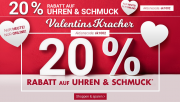 Sonntagskracher im Karstadt Online-Shop mit 20% auf Uhren und Schmuck