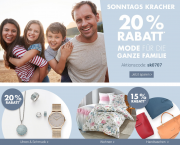 Sonntagskracher im Karstadt Online-Shop mit bis zu 20% Rabatt auf verschiedene Artikel