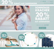 Sonntagskracher im Karstadt Online-Shop mit bis zu 20% Rabatt auf verschiedene Artikel
