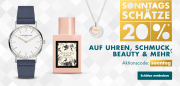 Sonntagssch&auml;tze im Galeria Karstadt Online-Shop mit 20% Rabatt auf verschiedene Artikel