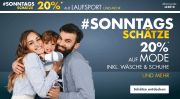 Sonntagssch&auml;tze im Galeria Karstadt Online-Shop mit bis zu 20% Rabatt auf verschiedene Artikel