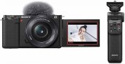 Sony Alpha ZV-E10L | APS-C spiegellose Wechselobjektiv-Vlog-Kamera + GP-VPT2BT Bluetooth Handgriff