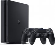 Sony PlayStation 4 Slim 500GB + 2 DualShock Controller 