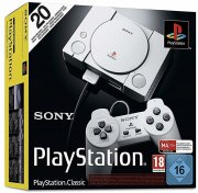 Sony PS1 Playstation Classic Konsole inkl. 20 Spiele und 2 Controller