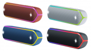 Sony SRS-XB32 Bluetooth NFC Lautsprecher mit farbiger Lichtleiste und Extra Bass f&uuml;r 88 Euro