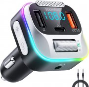 SOOMFON Bluetooth 5.0 FM Transmitter und 20W PD + QC3.0 Ladeger&auml;t
