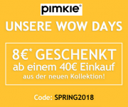 Spart bei Pimkie ab einem Einkaufswert von 40,00 Euro ganze 8,00 Euro auf die neueste Kollektion