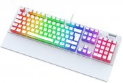 SPC Gear GK650K Omnis Kailh Brown RGB Onyx White Pudding Edition Gaming-Tastatur