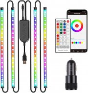 Speclux RGBIC LEDs Bluetooth Auto Innenraumbeleuchtung mit App Steuerung und Fernbedienung