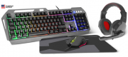 Speedlink LUNERA Beleuchtetes 4-in-1-Gaming-Set mit US-Tastatur