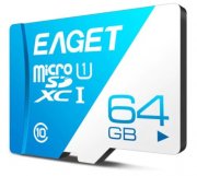 Speicherkarte EAGET T1 Class 10 80MBs TF Card mit 64GB nur noch 8,50&euro; inkl. VSK