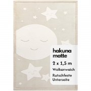 Spielmatte f&uuml;r Babys 200x150cm mit Mond & Sternenmotiv f&uuml;r 74,88&euro;