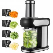 Spiralschneider Elektrisch, Aicok Spiralschneider mit 4 Schneideins&auml;tze f&uuml;r 29,99&euro;