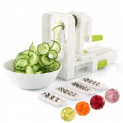  Spiralschneider Zanmini Gem&uuml;seschneider mit 4 austauschbare Messereins&auml;tze f&uuml;r 8,79&euro;