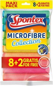 Spontex Microfibre 10 St&uuml;ck Allzweck Mikrofasert&uuml;cher 30 x 30cm