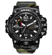 Sportliche SMAET Multifunktionsuhr f&uuml;r Herren im Camouflage-Design jetzt nur 8,23 Euro