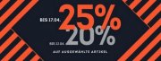 Sportscheck: Gro&szlig;er SALE + 25% Extra-Rabatt auf ausg. Artikel