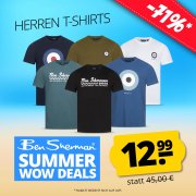 SportSpar Tipp: Ben Sherman Summer Wow Deals mit Shirts ab 12,99 &euro;, Hoodies ab 18,99 &euro; und mehr